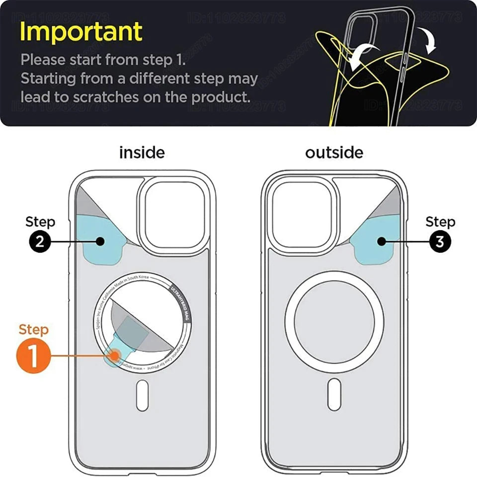 iPhone 14/15/16 Series - MagSafe Transparent Case